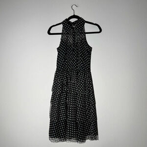 Cynthia Steffe sleeveless black with white dress size 4
